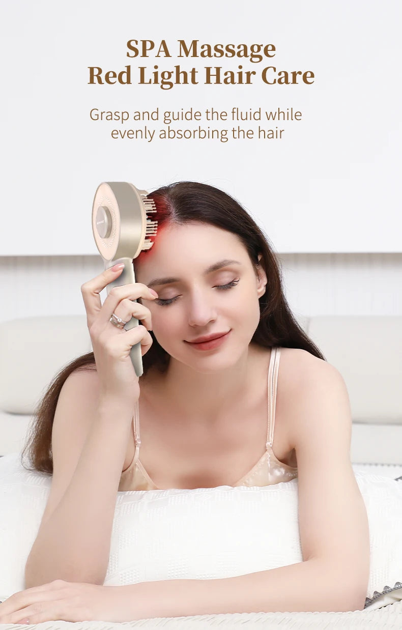 Electric Scalp Massage Comb with Red Light and Serum Applicator - 13