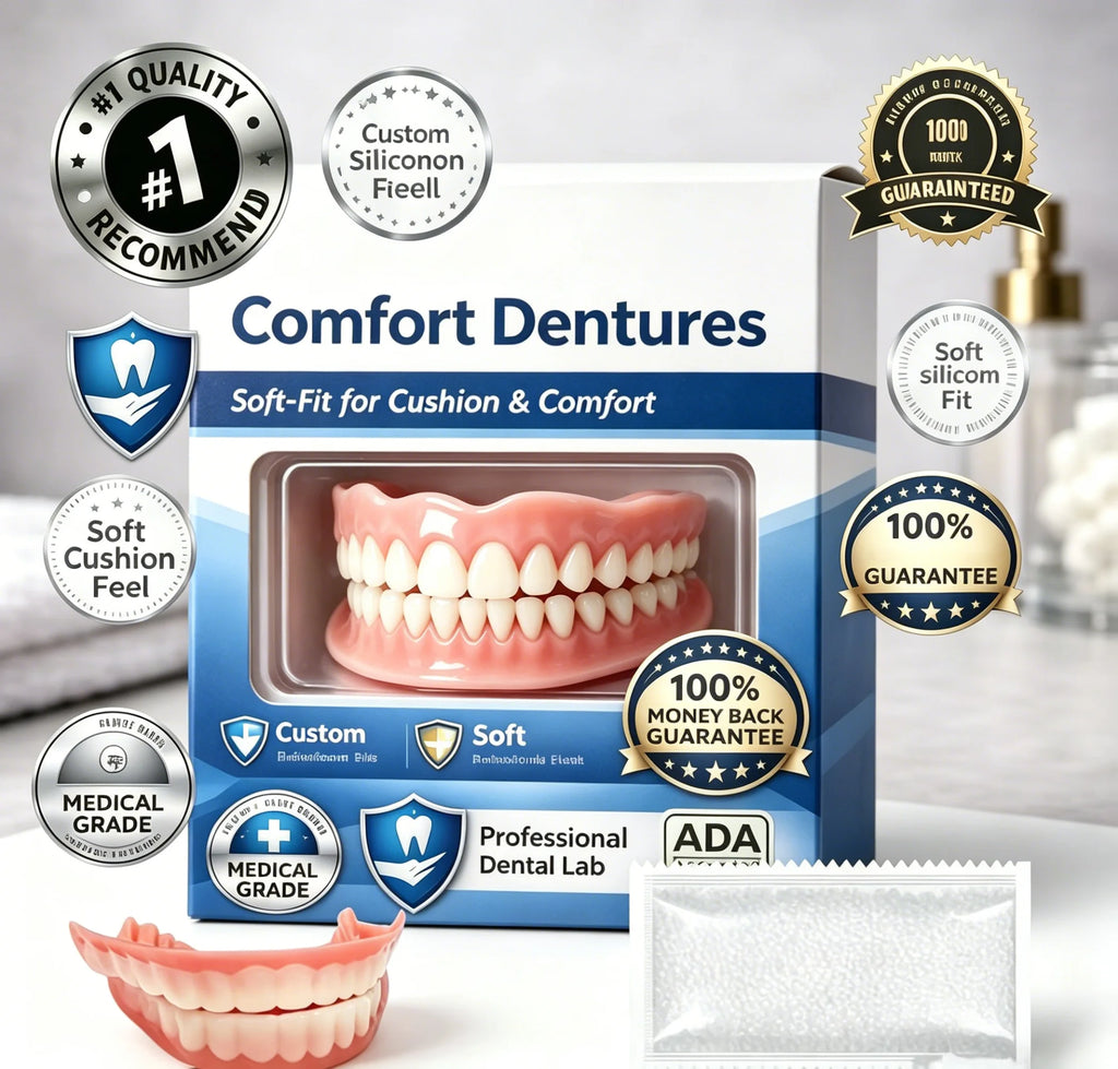 Adjustable Snap-On Cosmetic Dentures for Smile Enhancement