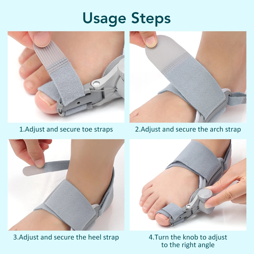 Adjustable Bunion Corrector and Toe Straightener for Foot Alignment - 19