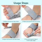 Adjustable Bunion Corrector and Toe Straightener for Foot Alignment