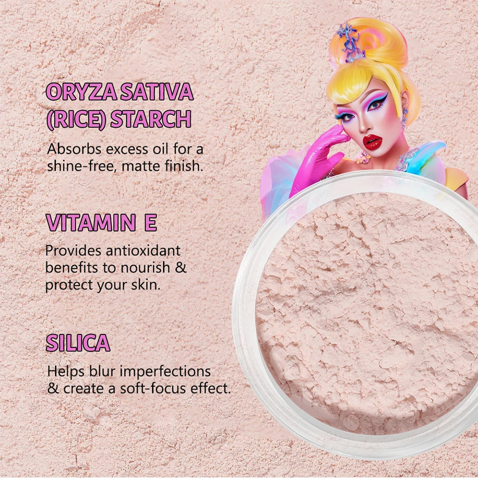 Oil-Absorbing Matte Setting and Baking Face Powder