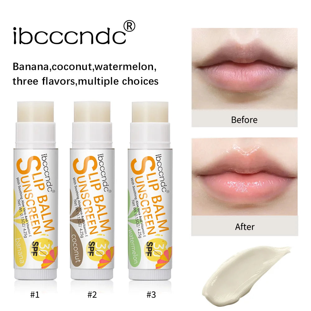 SPF 30 Moisturizing Sunscreen Lip Balm for UV Protection