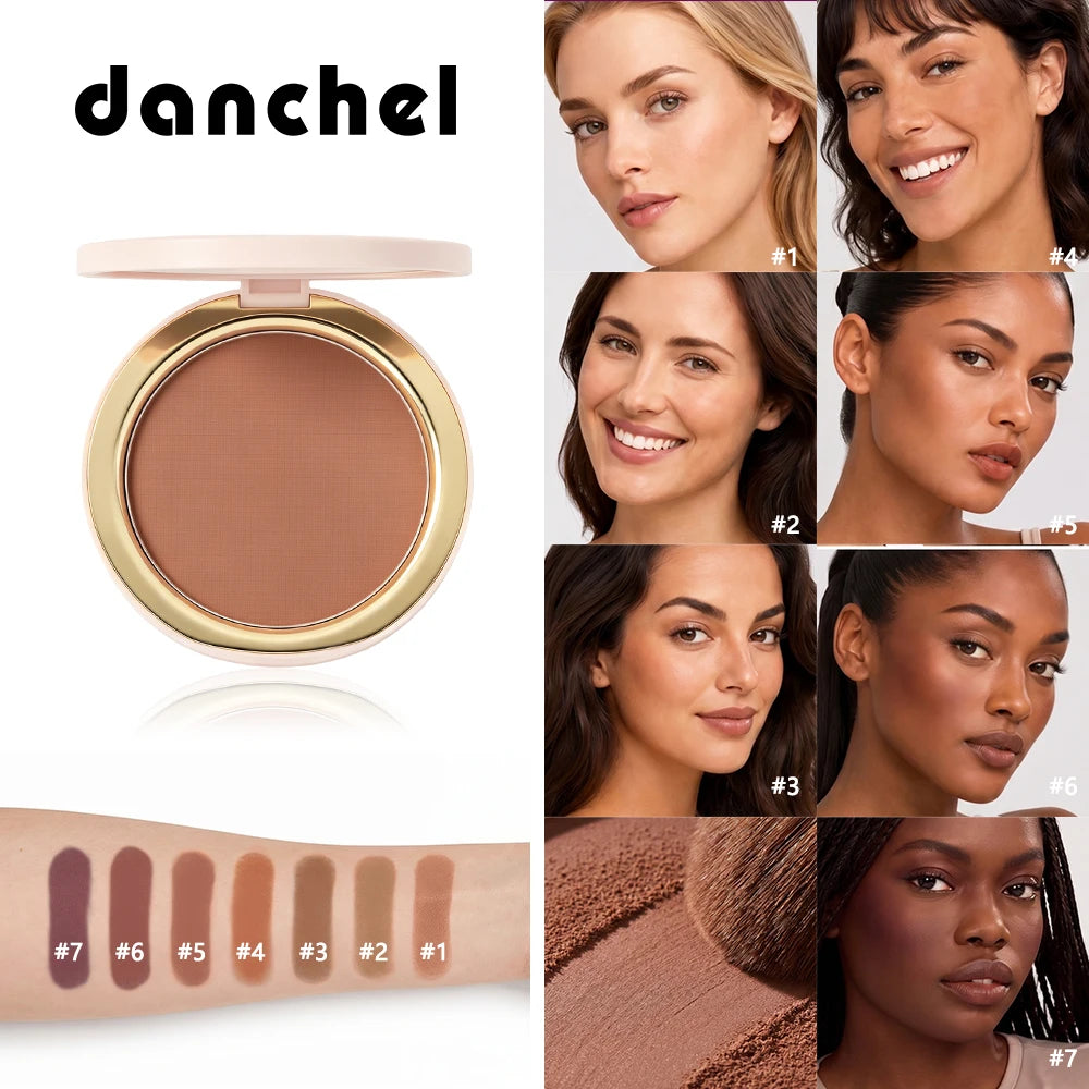 Buildable Matte Pressed Bronzer Powder for Face Contouring