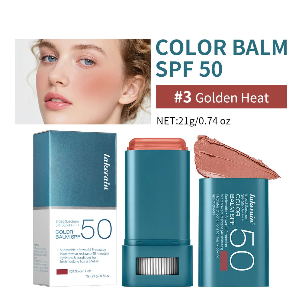 Hydrating SPF 50 Tinted Sunscreen Blush Stick - 22