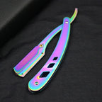 Professional Stainless Steel Folding Straight Edge Barber Razor
