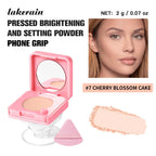 2-in-1 Oil-Control Pressed Setting Powder with Integrated Phone Grip