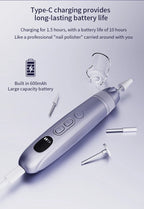 Professional Electric Manicure and Pedicure Nail Drill Set