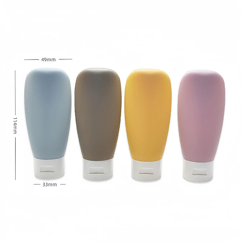 Leak-Proof Silicone Travel Bottles for Toiletries - 5
