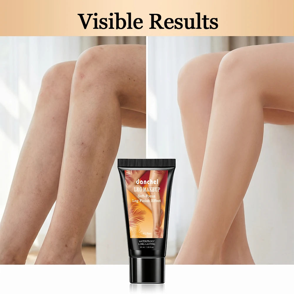 Waterproof Leg Foundation and Body Makeup with Application Glove - 5