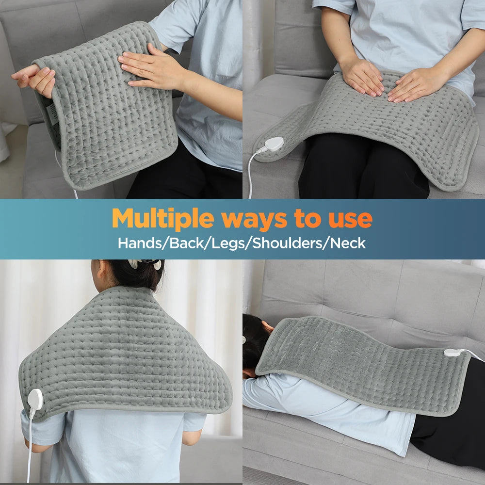 Electric Heating Pad with 10 Temperature Levels and Timer
