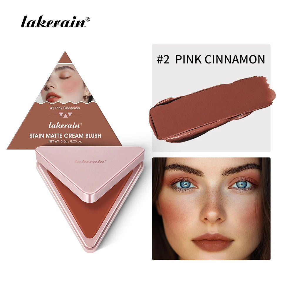 2-in-1 Cream and Powder Blush Palette for Long-Lasting Makeup