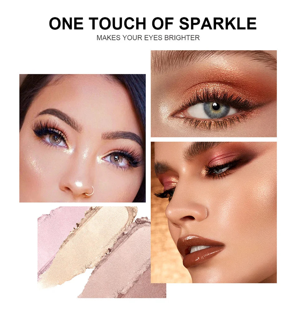 Waterproof Shimmer Eyeshadow Stick for Instant Eye Brightening
