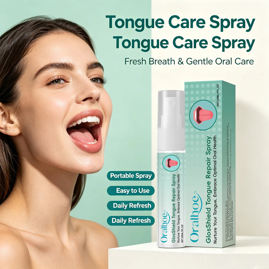 Refreshing Tongue Repair Spray for Oral Hygiene and Bad Breath