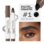 Waterproof Multi-Fork Liquid Eyebrow Pen