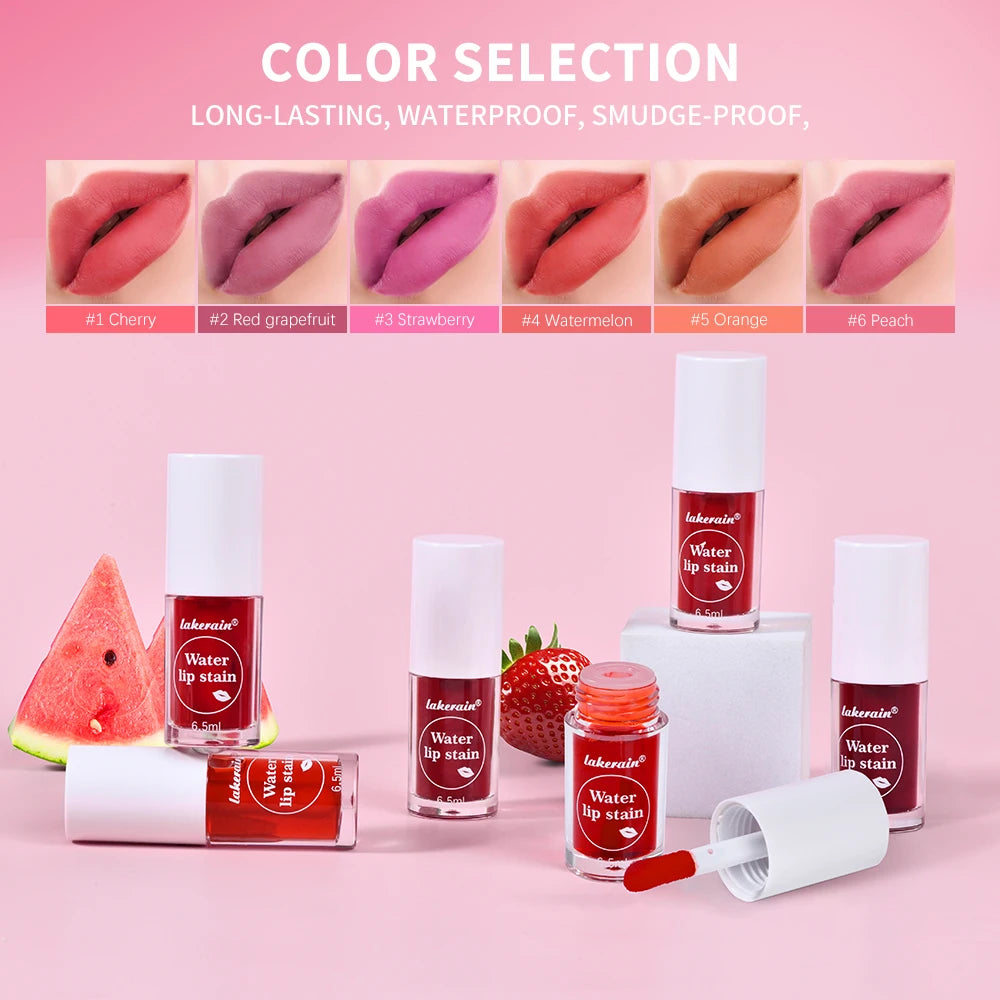 Waterproof Moisturizing Fruity Lip Stain and Liquid Blush