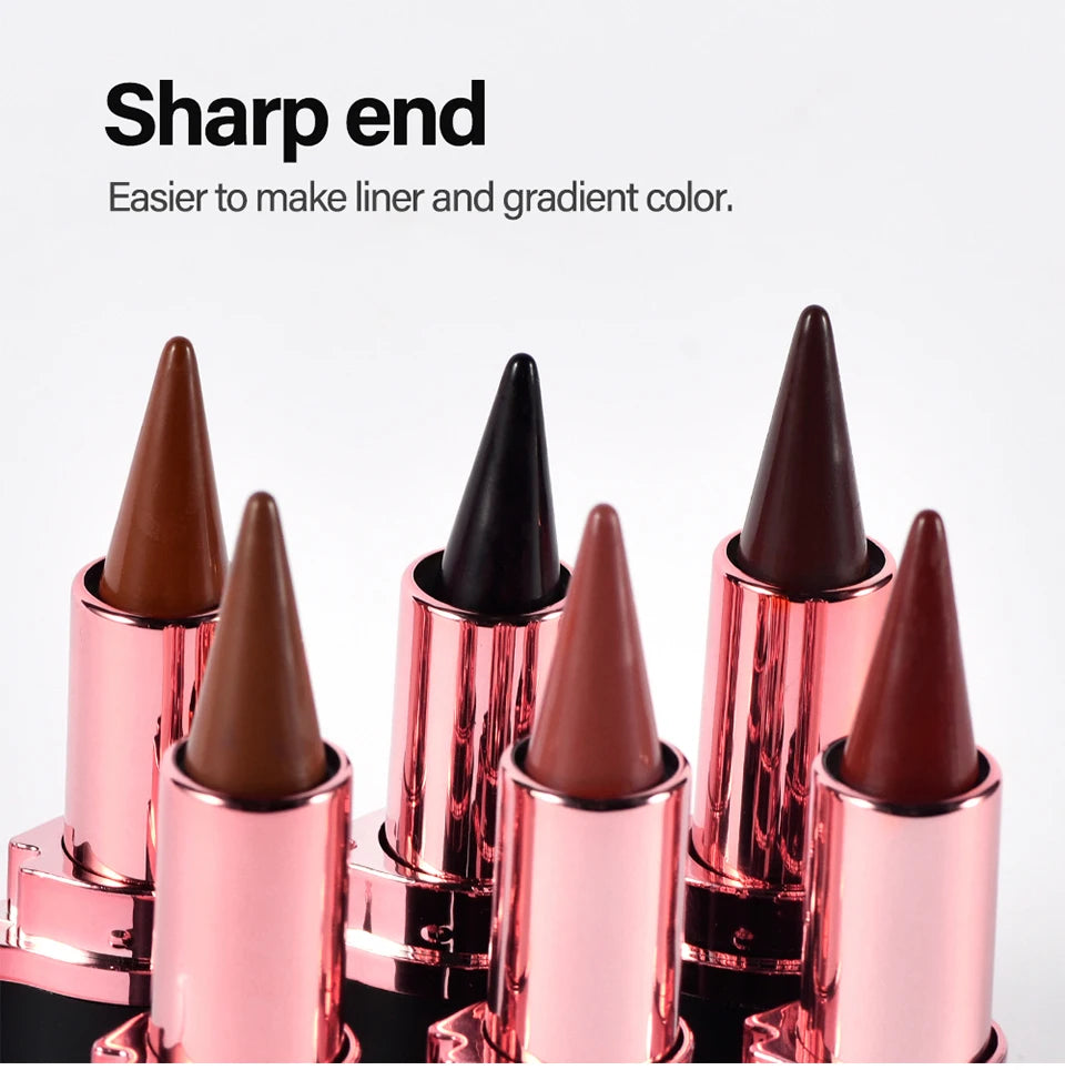 2-in-1 Waterproof Matte Lipstick and Lip Liner Crayon