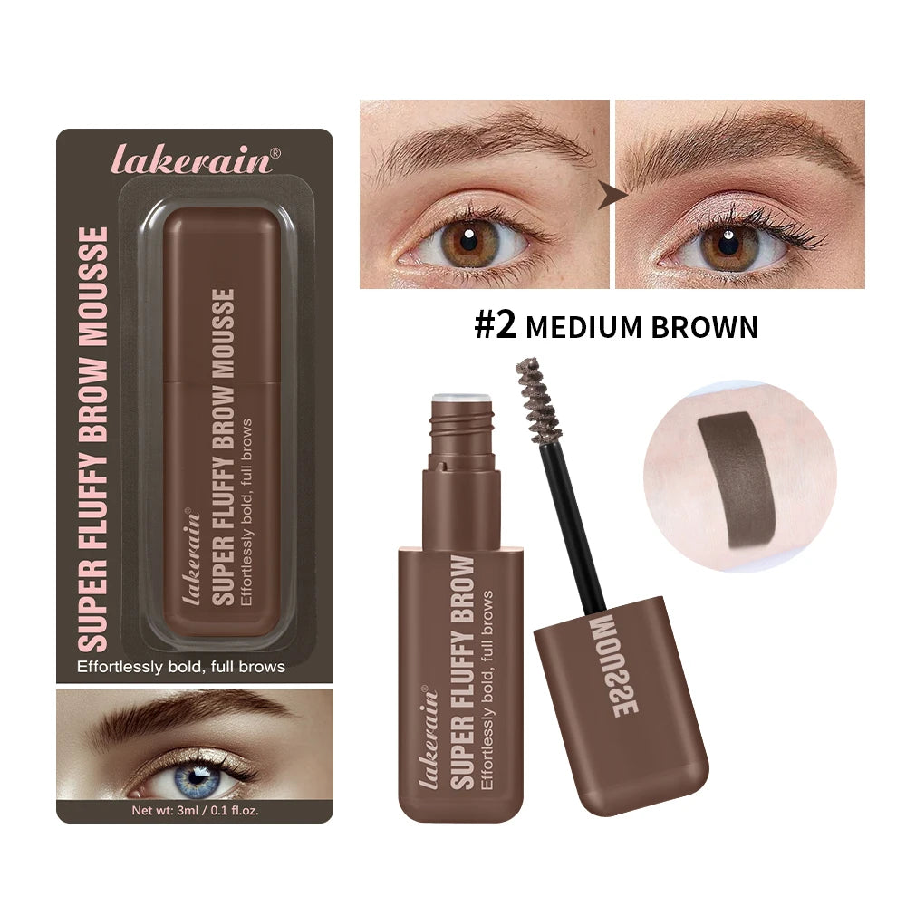 Waterproof Volumizing Eyebrow Mousse for Thick Fluffy Brows