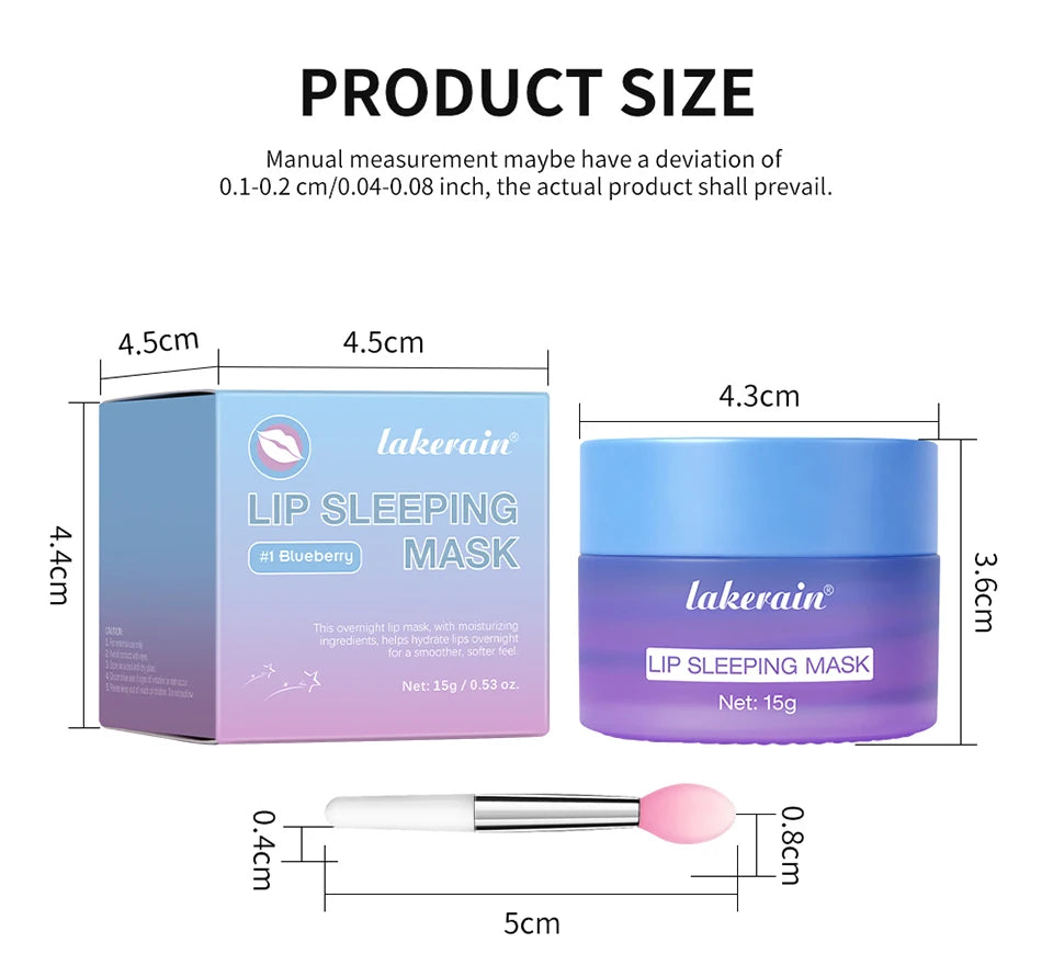 Dual-Color Hydrating Lip Sleeping Mask for Dry Lips - 17