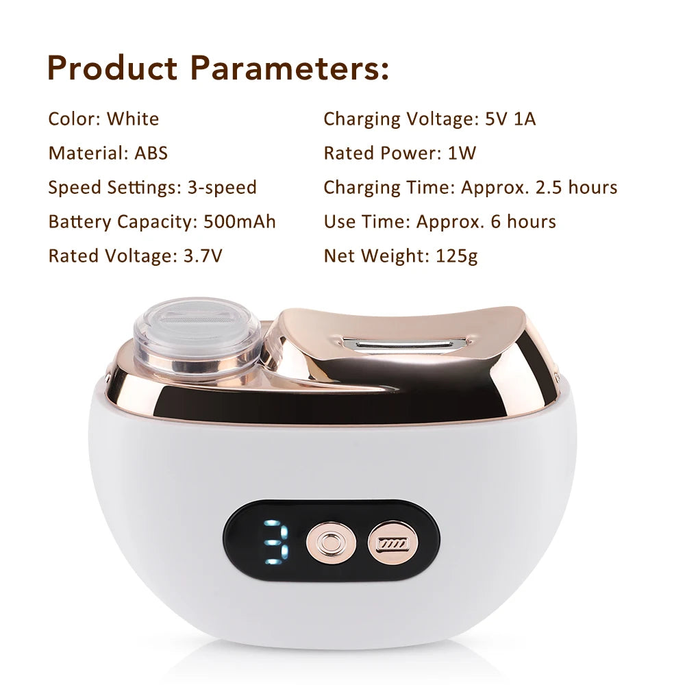 Electric 2-in-1 Nail Trimmer and Grinder with LED Display - 14