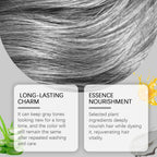 Permanent Silver Gray Hair Coloring Cream