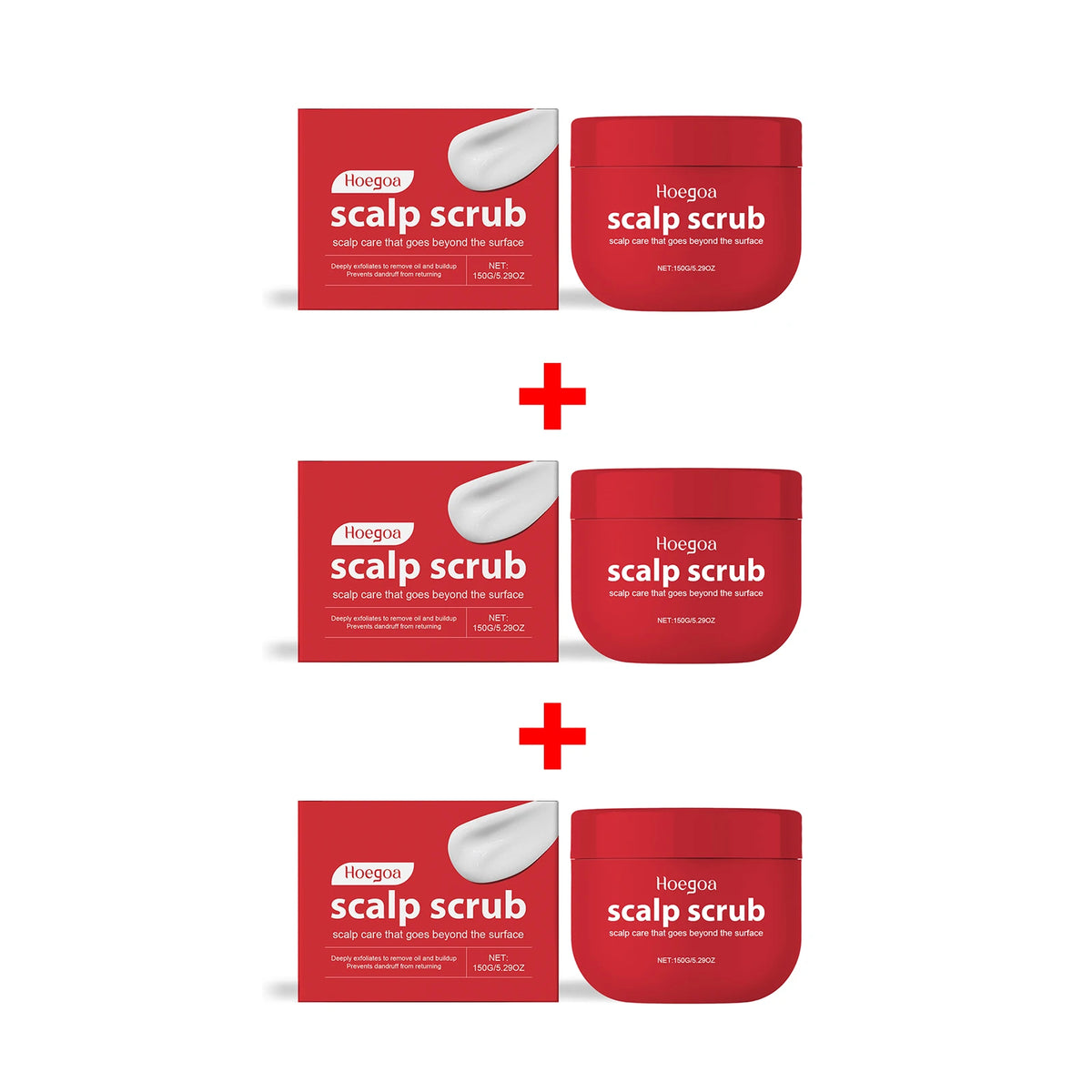 Deep Cleansing Scalp Exfoliating Scrub for Dandruff and Oil Control