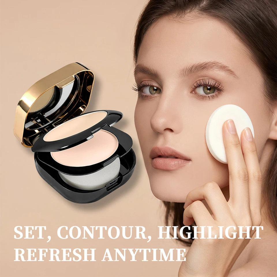 Double Layer Matte Setting Powder for Long-Lasting Oil Control
