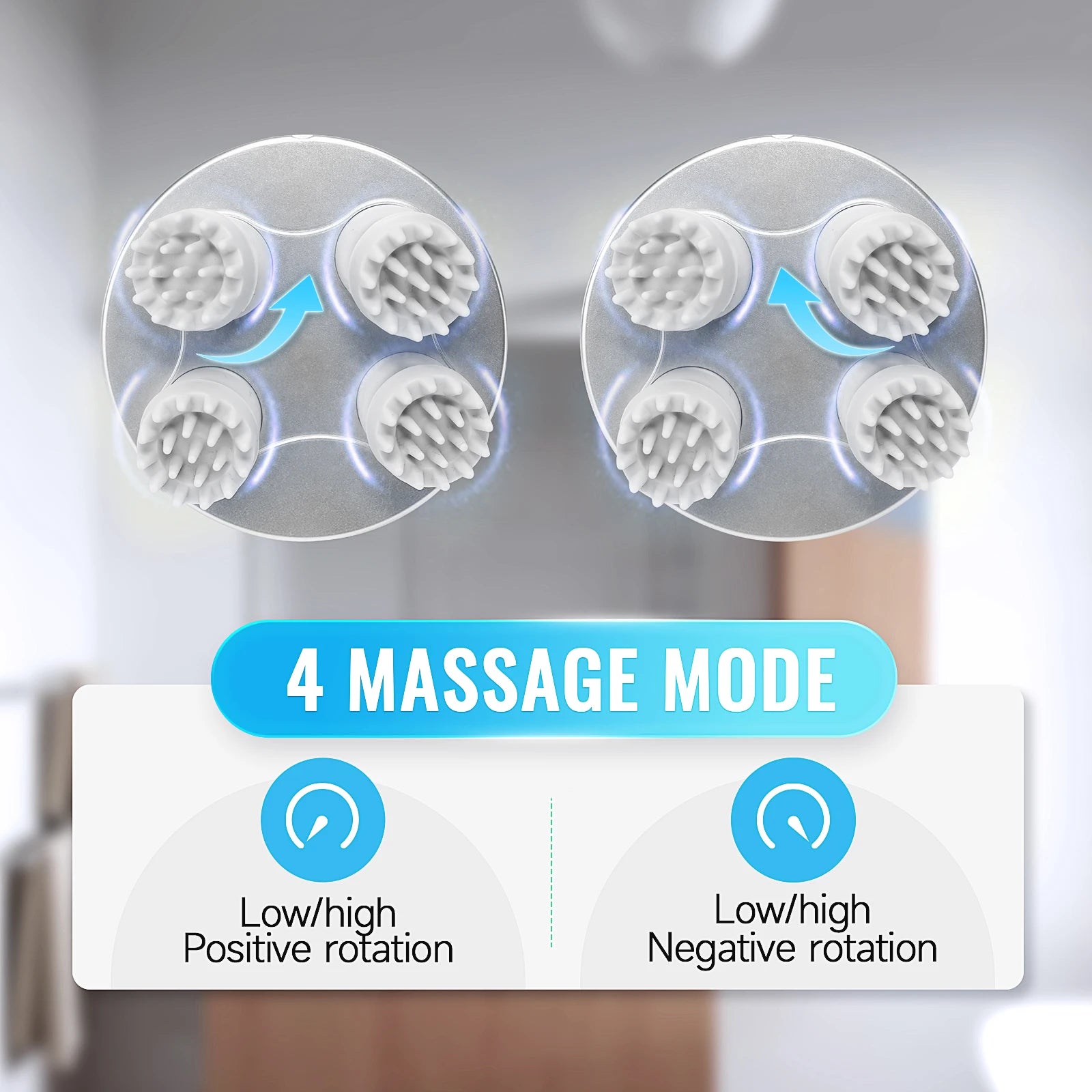 Wireless Electric Scalp and Body Massager - 10