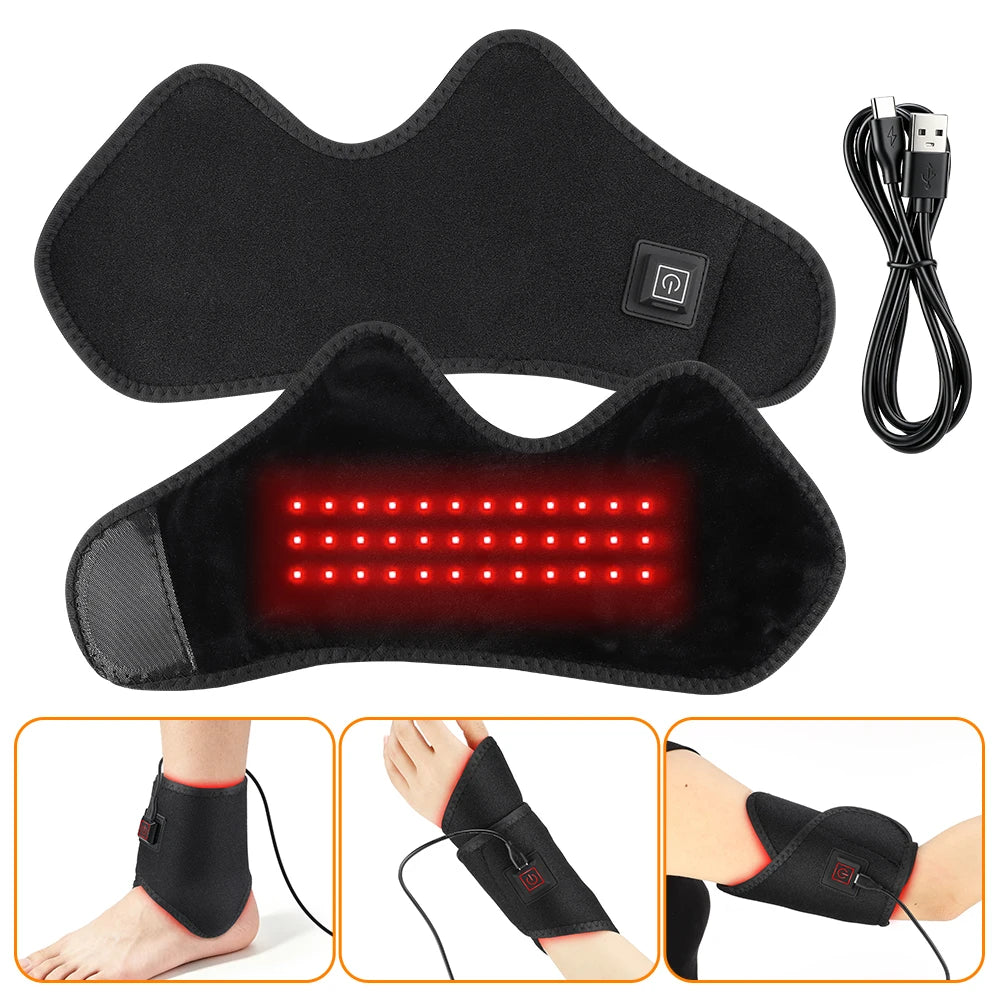 3-in-1 Red Light Heating Wrap for Ankle, Foot and Wrist - 16