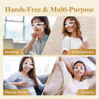 3D Red Light Therapy Eye Massager for Fatigue and Dark Circles