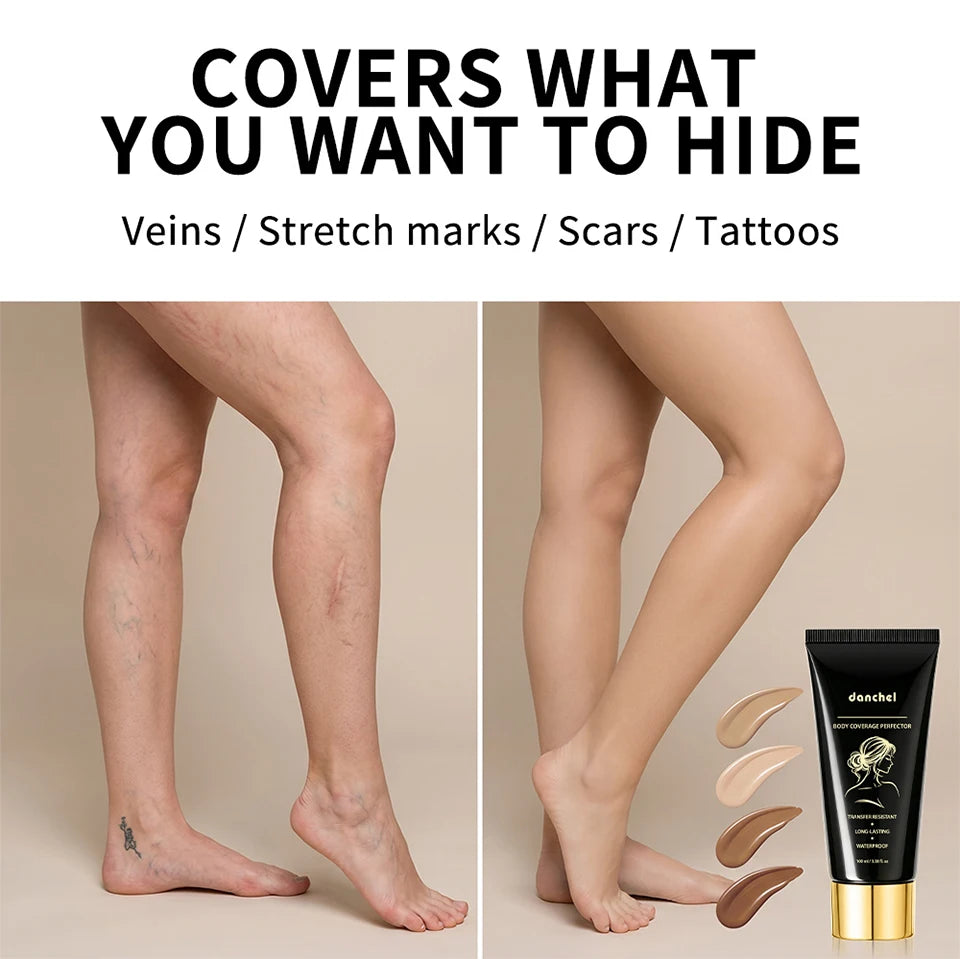 Waterproof Full Coverage Body Concealer for Tattoos and Scars