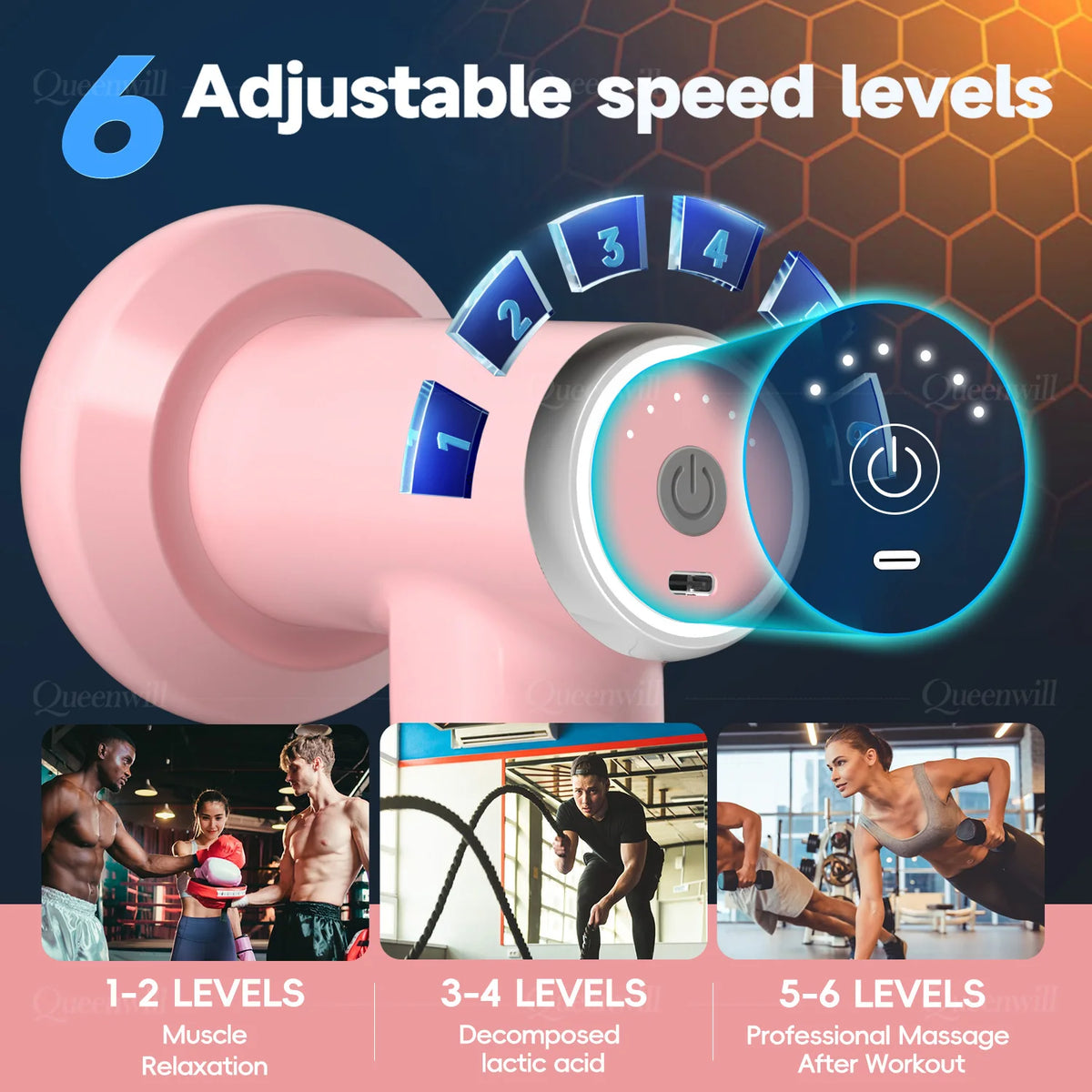 Portable Electric Body Sculpting and Muscle Massager