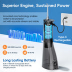 Portable Electric Water Flosser and Sonic Toothbrush Oral Care Kit