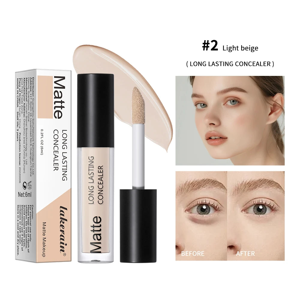 Full Coverage Long-Lasting Matte Liquid Concealer - 21
