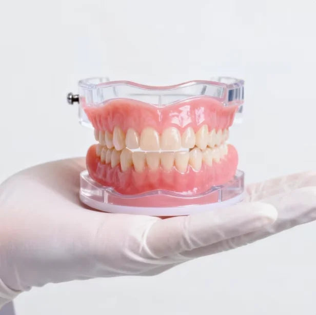 Silicone Full Denture Set for Instant Comfortable Smile