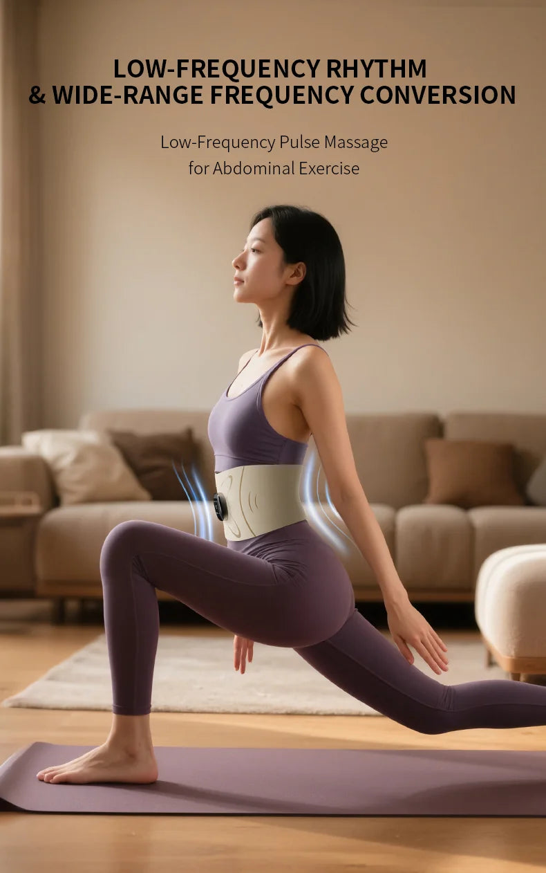 Abdominal Muscle Toner and Waist Pulse Massager Belt