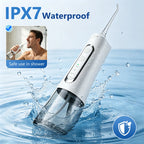 Cordless Water Dental Flosser with 4 Cleaning Modes and 300ml Tank