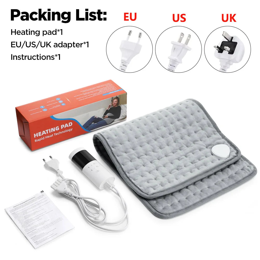 Electric Heating Pad for Back and Muscle Pain Relief - 29