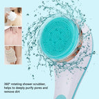 Electric Rotating Bath Brush and Back Scrubber