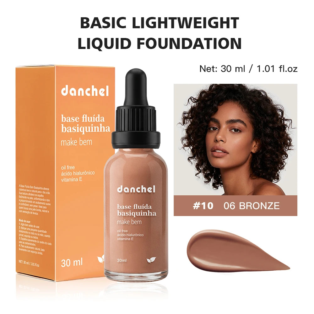 Matte Lightweight Liquid Foundation for Pore Minimizing & Oil Control - 32
