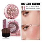 Spherical Shimmer Powder Blush Beads with Applicator