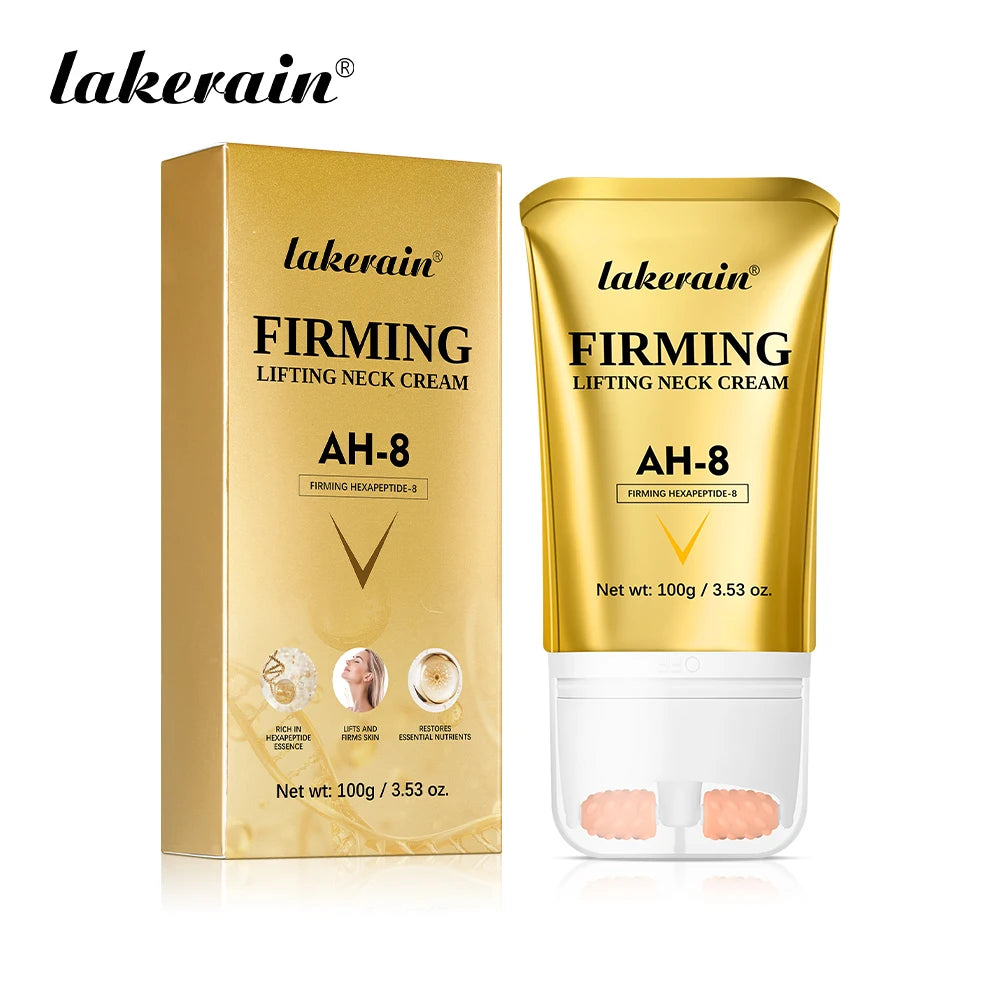 Firming and Lifting Neck Cream with Integrated Massage Roller