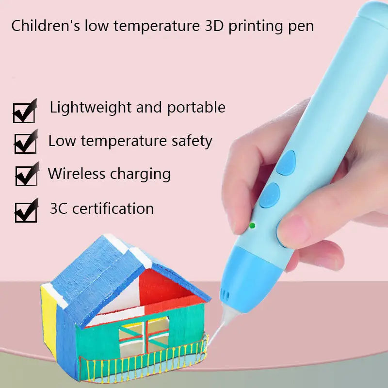 Low-Temperature 3D Printing Pen for Kids - 1