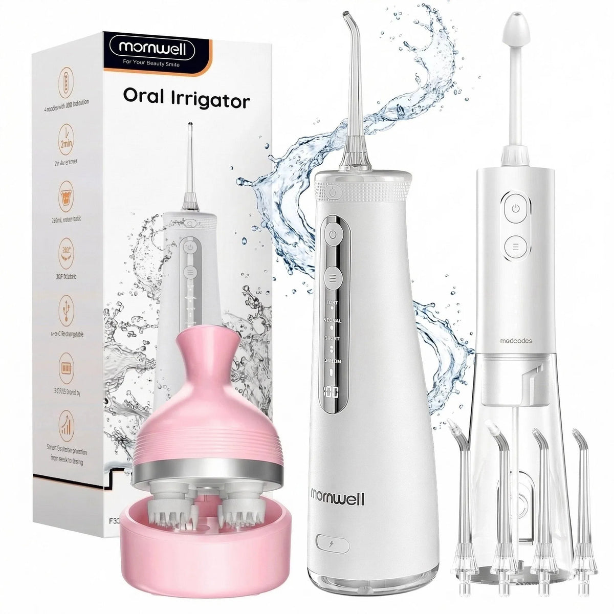 Water Flosser and Scalp Massager Combo Set
