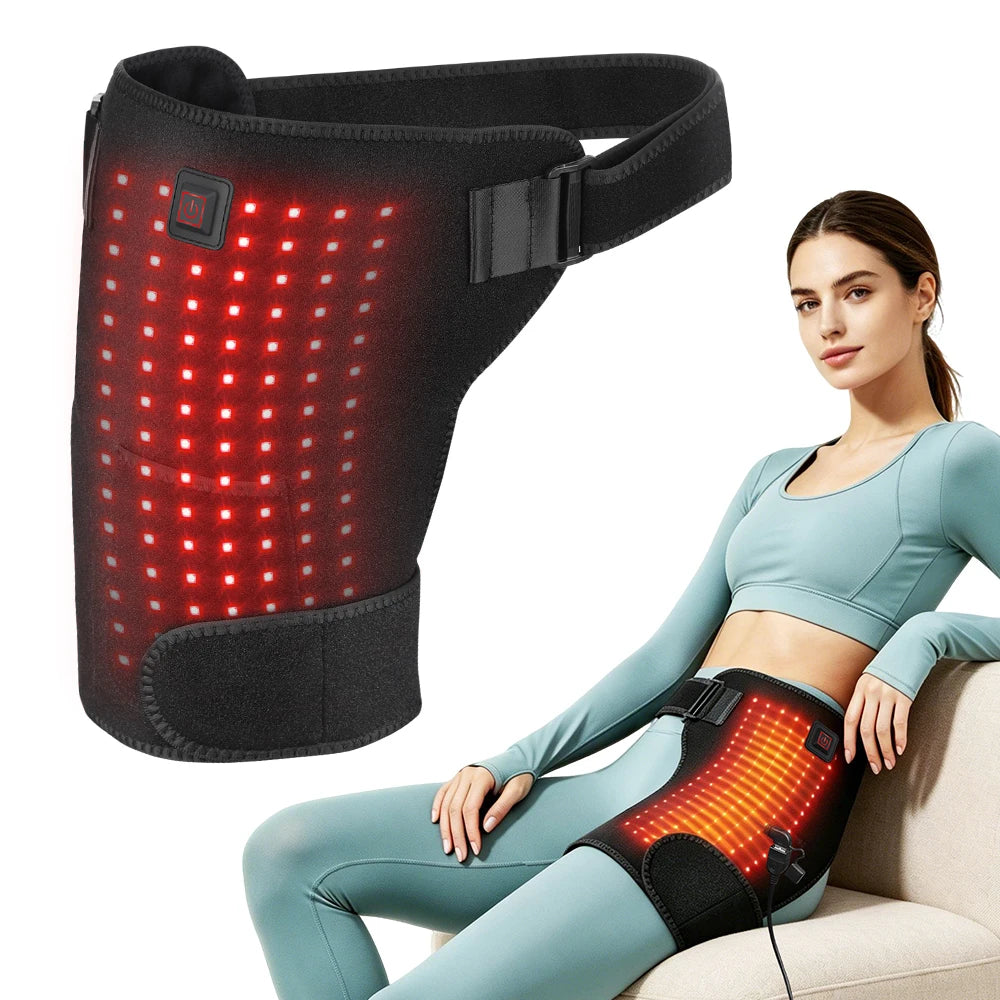 Red Light Therapy Heating Hip & Thigh Support Brace