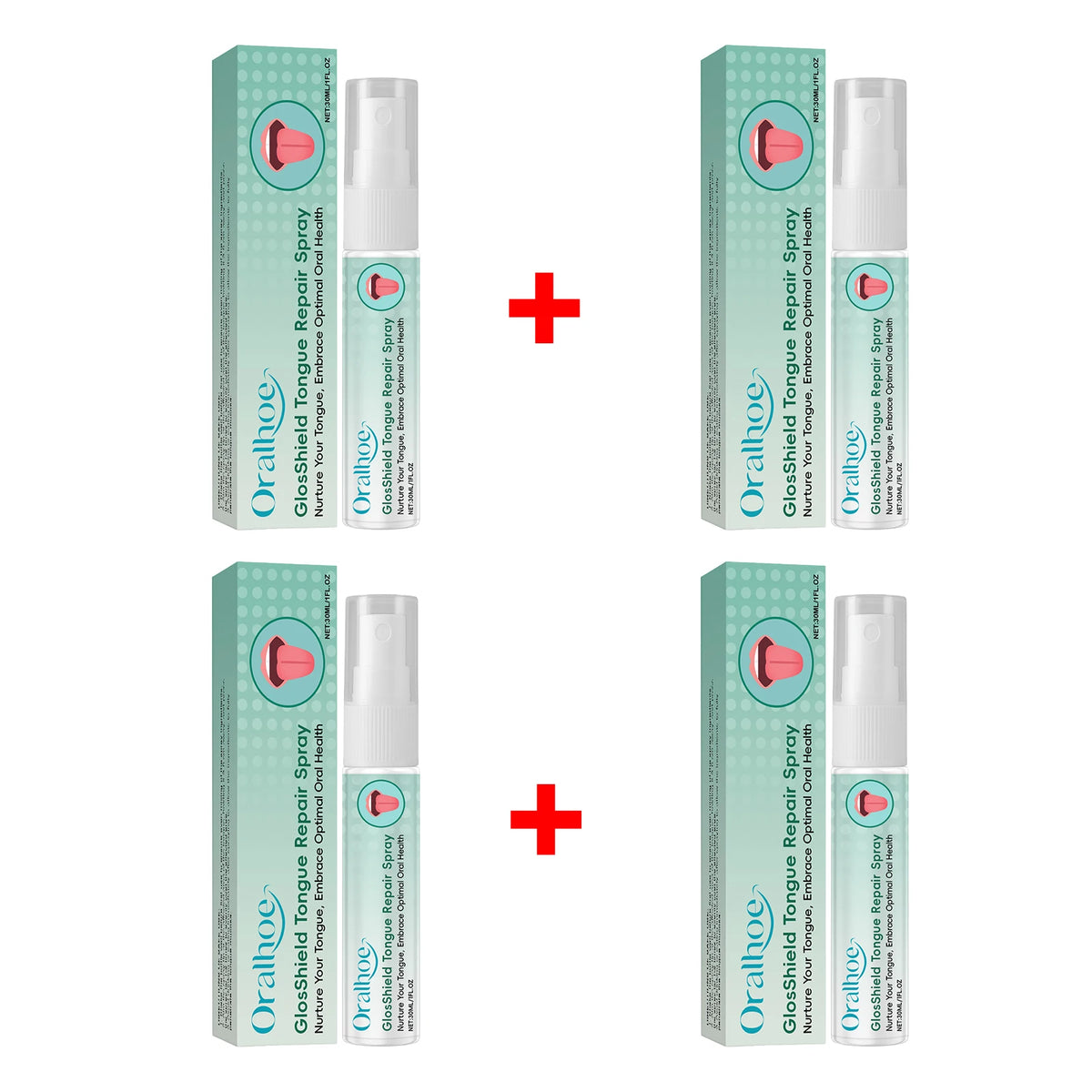 Refreshing Tongue Repair Spray for Oral Hygiene and Bad Breath