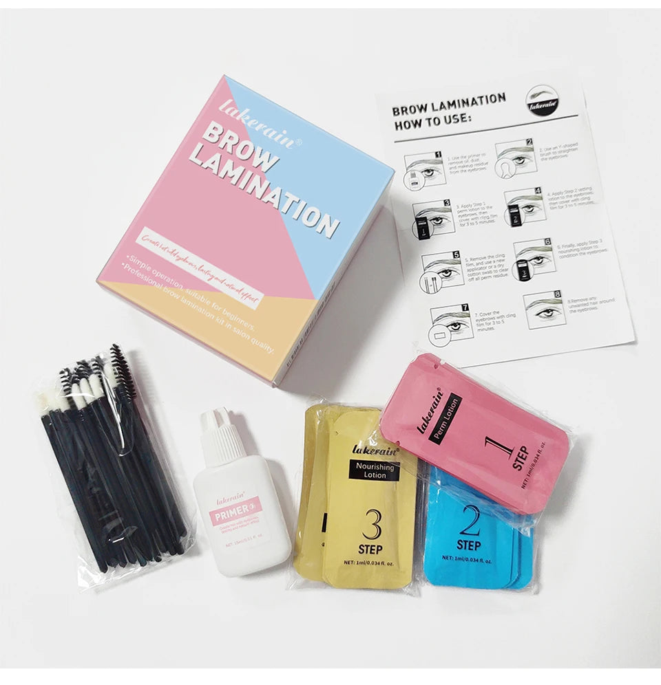 Professional Eyebrow Lamination and Shaping Kit - 18
