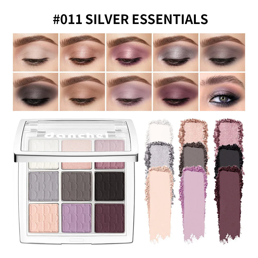 9-Shade Matte and Shimmer Eyeshadow Palette - 21