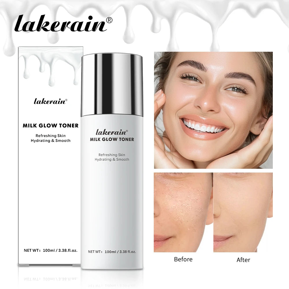 Brightening Milk Glow Face Toner for Hydrated Skin