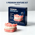 Custom Fit Moldable Silicone Denture Set for Instant Smile