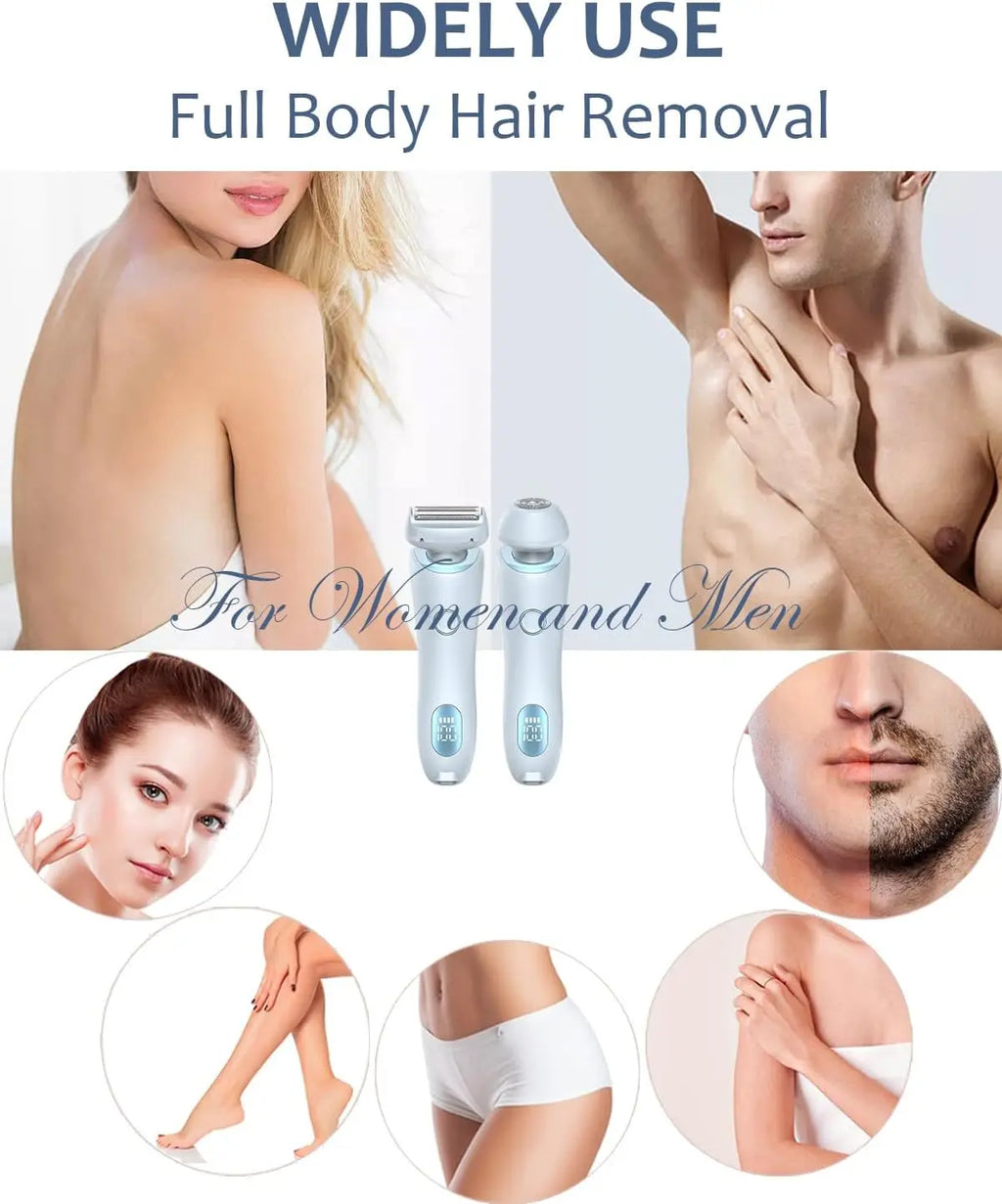 2-in-1 Painless Electric Shaver for Women